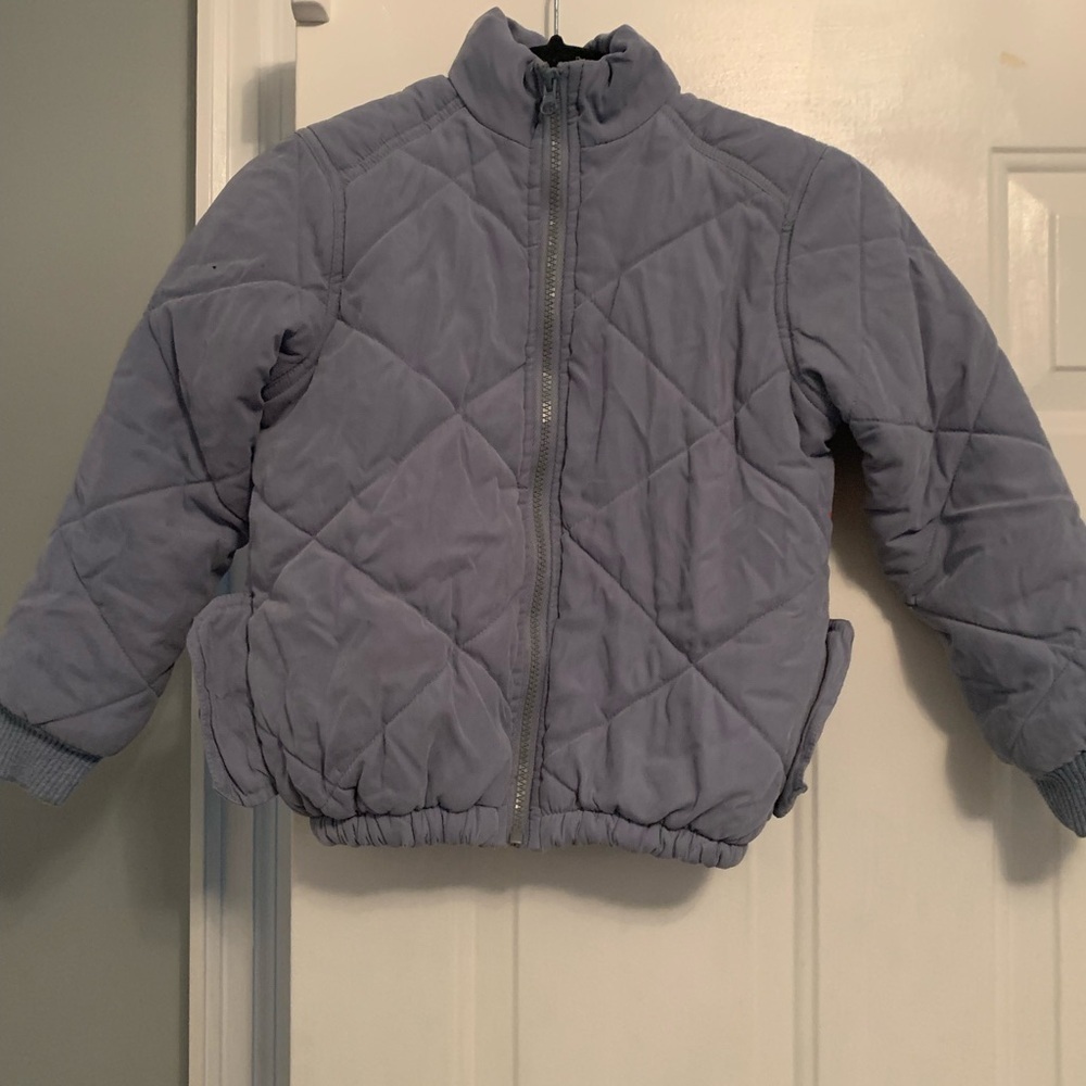 Spiright Kids rainbow Quilted Jacket - Blue